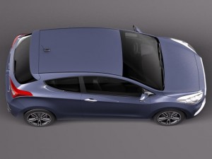Hyundai i30 Turbo 3-door 2015 3D Model
