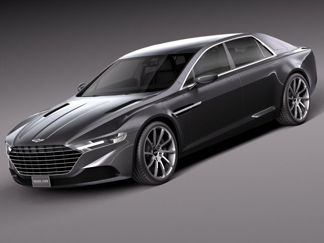 Aston Martin Lagonda 2016 Model 3D .c4d .max .obj .3ds .fbx .stl .blend 