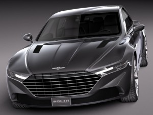 Aston Martin Lagonda 2016 Model 3D
