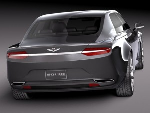 Aston Martin Lagonda 2016 Model 3D