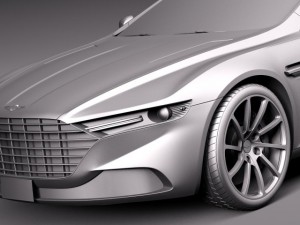 Aston Martin Lagonda 2016 Model 3D