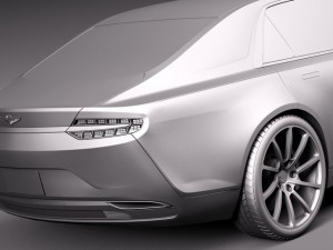 Aston Martin Lagonda 2016 Model 3D