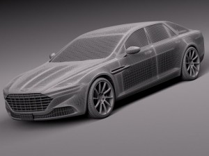 Aston Martin Lagonda 2016 Model 3D