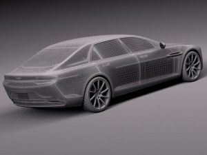 Aston Martin Lagonda 2016 Model 3D
