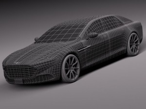 Aston Martin Lagonda 2016 Model 3D