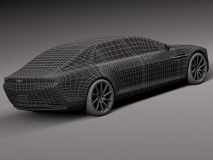Aston Martin Lagonda 2016 Model 3D