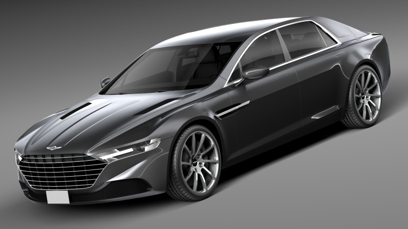 Aston Martin Lagonda 2016 3Dモデル .c4d .max .obj .3ds .fbx .stl .blend 