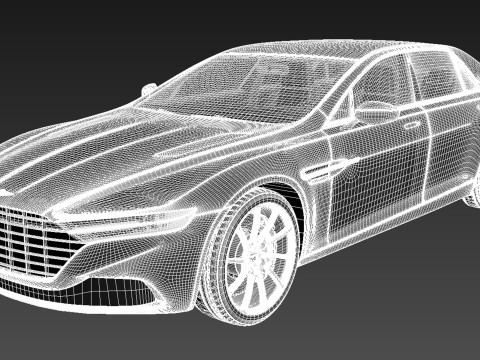 Aston Martin Lagonda 2016 3Dモデル