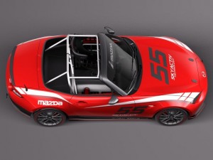 Mazda MX-5 2016 Cup Race Car 3D 모델