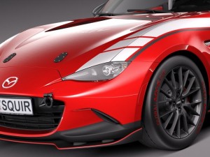 Mazda MX-5 2016 Cup Race Car 3D 모델