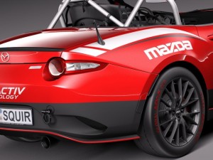Mazda MX-5 2016 Cup Race Car 3D 모델