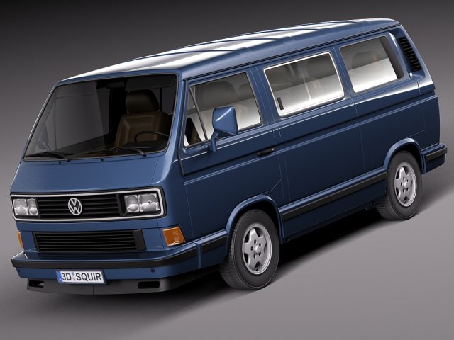 volkswagen t3 limited last edition 2002 3D in 3DExport