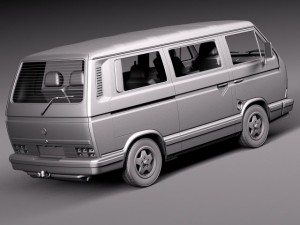 Volkswagen T3 Limited Last Edition 2002 3Dモデル