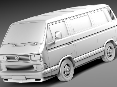 Volkswagen T3 Limited Last Edition 2002 3Dモデル