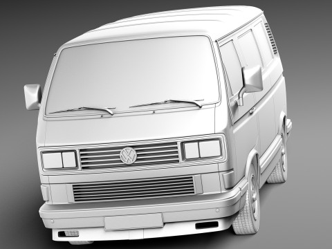 Volkswagen T3 Limited Last Edition 2002 3Dモデル