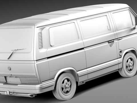 Volkswagen T3 Limited Last Edition 2002 3Dモデル