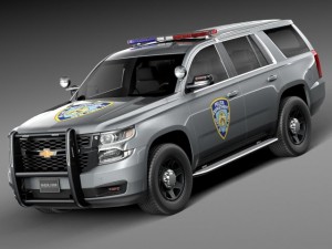 Chevrolet Tahoe PPV 2015 NYPD 3D मॉडल