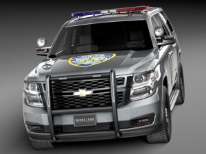 Chevrolet Tahoe PPV 2015 NYPD 3D मॉडल