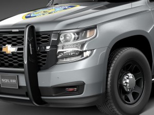 Chevrolet Tahoe PPV 2015 NYPD 3D मॉडल