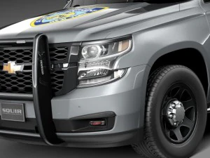 Chevrolet Tahoe PPV 2015 NYPD 3D Model