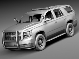 Chevrolet Tahoe PPV 2015 NYPD 3D मॉडल