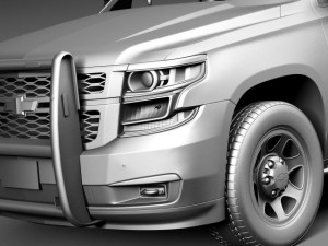 Chevrolet Tahoe PPV 2015 NYPD 3D मॉडल
