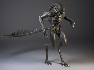 Alien Xenomorph rigged 3D Model