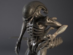 Alien Xenomorph rigged 3D Model