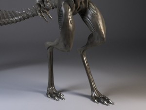 Alien Xenomorph rigged 3D Model