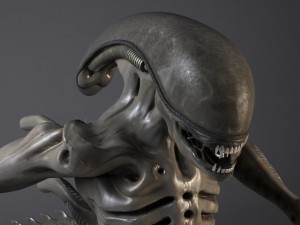 Alien Xenomorph rigged 3D Model