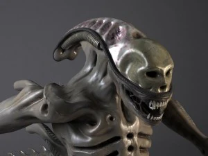 Alien Xenomorph rigged 3D Model