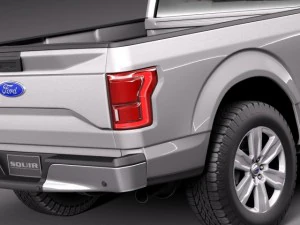 F-150 Regular Cab 2015 3D Model