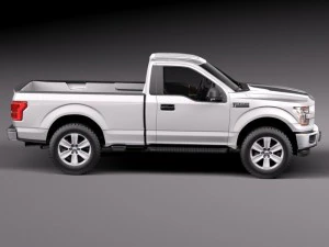 F-150 Regular Cab 2015 3D Model
