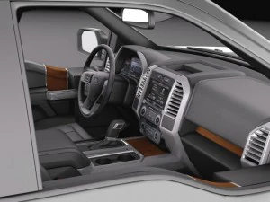 F-150 Regular Cab 2015 3D Model