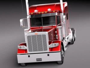 Peterbilt 389 Sleeper Cab 2015 3D Model