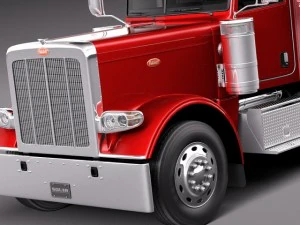 Peterbilt 389 Sleeper Cab 2015 3D Model