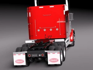 Peterbilt 389 Sleeper Cab 2015 3D Model
