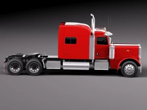 Peterbilt 389 Sleeper Cab 2015 3D Model