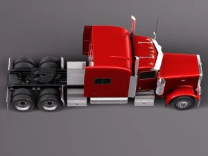 Peterbilt 389 Sleeper Cab 2015 3D Model