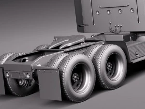 Peterbilt 389 Sleeper Cab 2015 3D Model