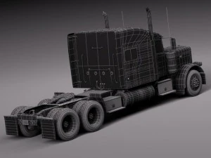Peterbilt 389 Sleeper Cab 2015 3D Model