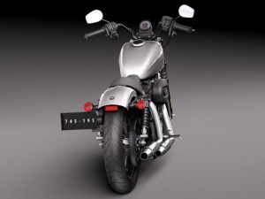 Harley Davidson Iron 883 2015 Model 3D
