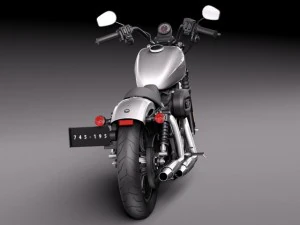 Harley Davidson Iron 883 2015 3D Model