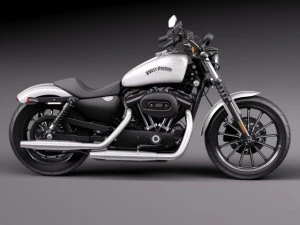 Harley Davidson Iron 883 2015 3D Model