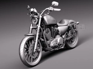 Harley Davidson Iron 883 2015 3D Model
