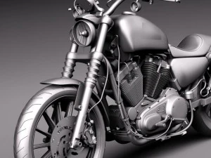 Harley Davidson Iron 883 2015 3D Model