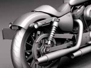 Harley Davidson Iron 883 2015 3D Model