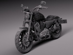 Harley Davidson Iron 883 2015 Model 3D