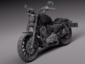 Harley Davidson Iron 883 2015 3D Model