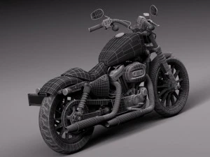 Harley Davidson Iron 883 2015 3D Model